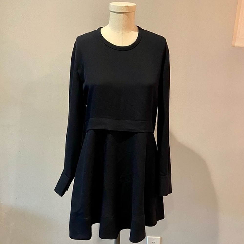 IRO Navy long sleeve dress - Picture 1 of 2